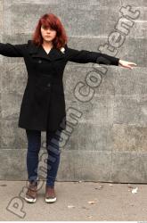 Whole Body Woman T poses White Casual Average